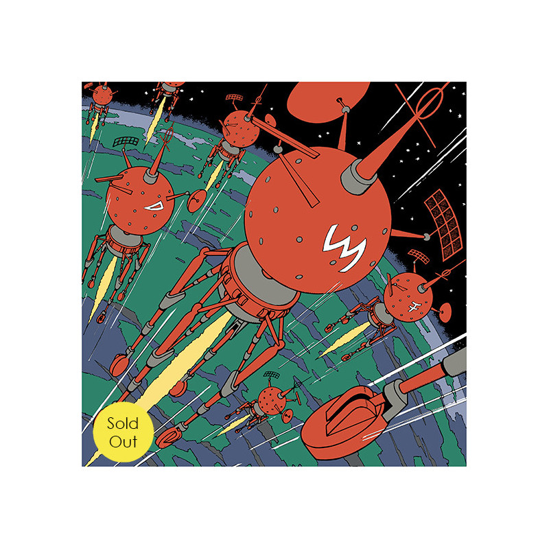 LPL-03C Enamel Sign "The Mystery of Atlantis" color