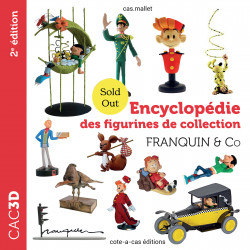 Figurine Franquin Spirou Gaston Marsupilami