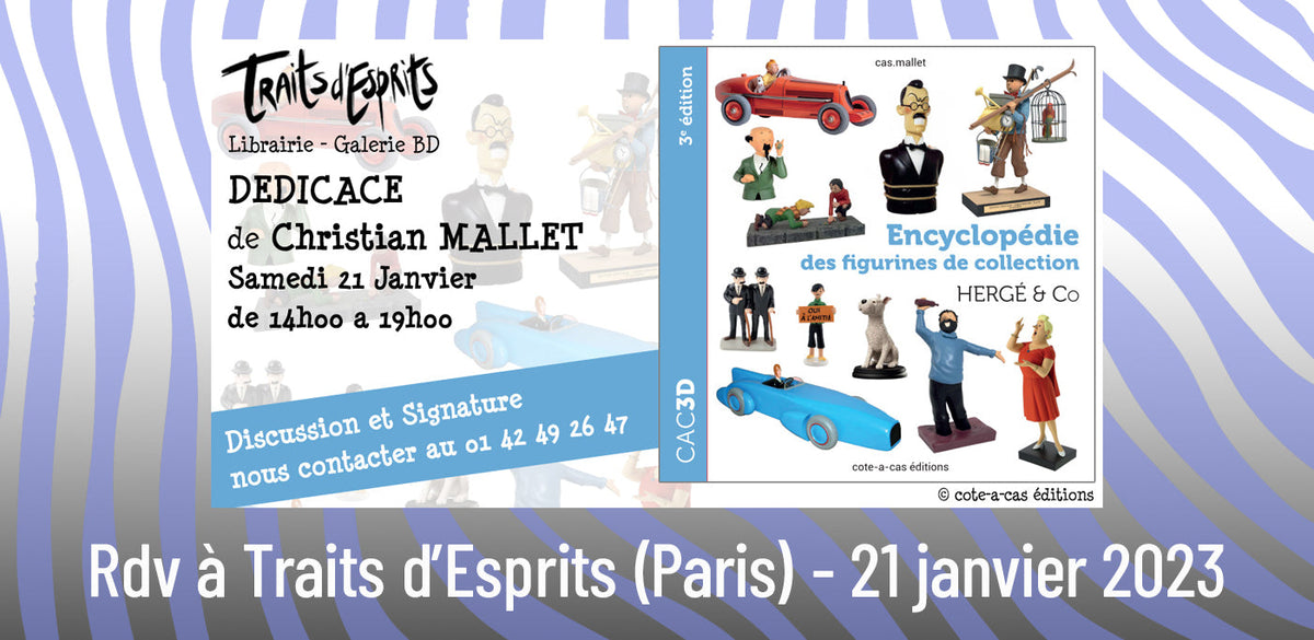 Dédicace à Paris chez Traits d’Esprits pour le CAC3D Hergé & Co 3e édition ✍️📖