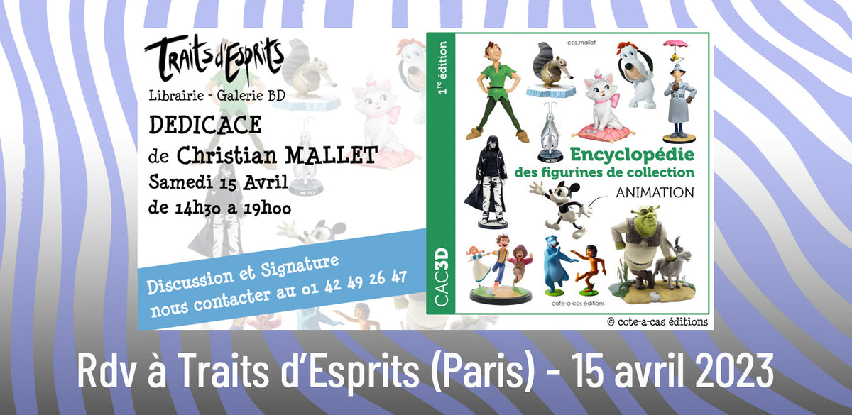 Dédicace à Paris chez Traits d’Esprits pour le CAC3D Animation 1re édition ✍️📖