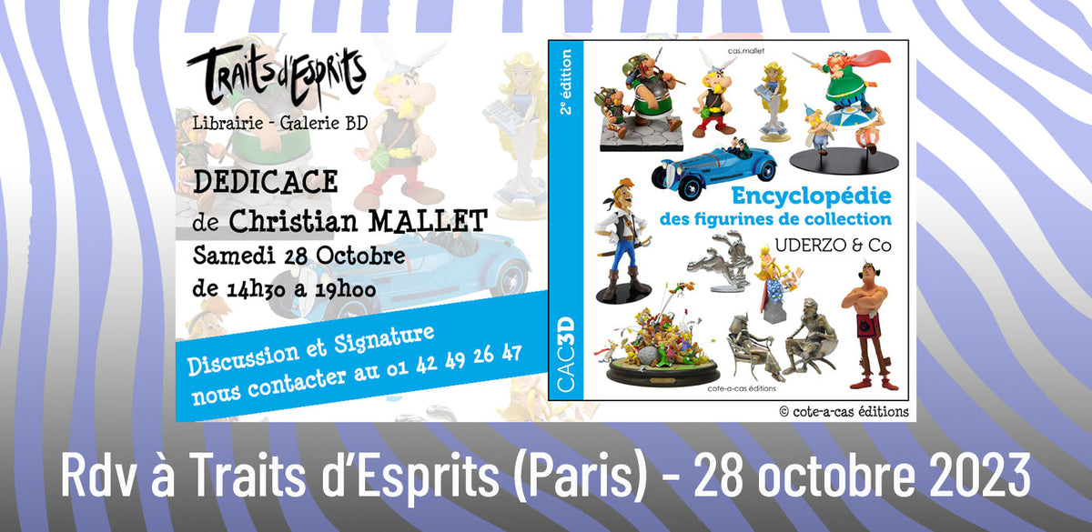 Dédicace à Paris chez Traits d’Esprits pour le CAC3D Uderzo & co - 2e édition ✍️📖