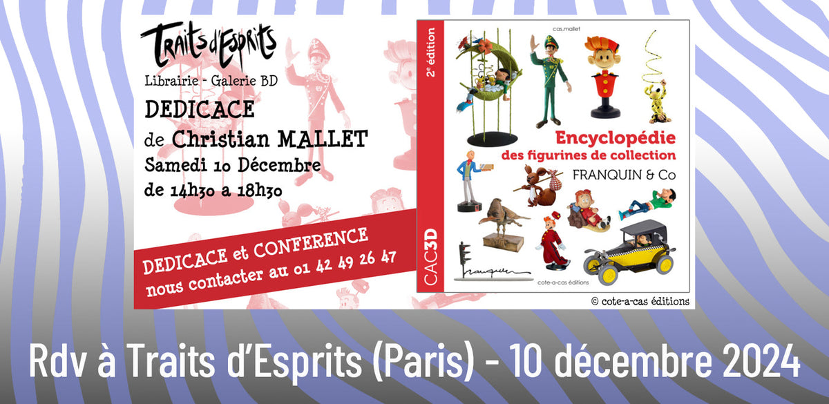 Dédicace à Paris chez Traits d’Esprits pour le CAC3D Franquin & Co 2e édition ✍️📖