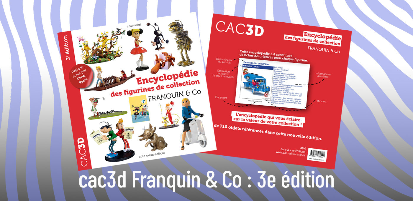 Livre de Cotation Figurines Franquin – 3e édition | Guide Gaston, Spirou & Marsupilami
