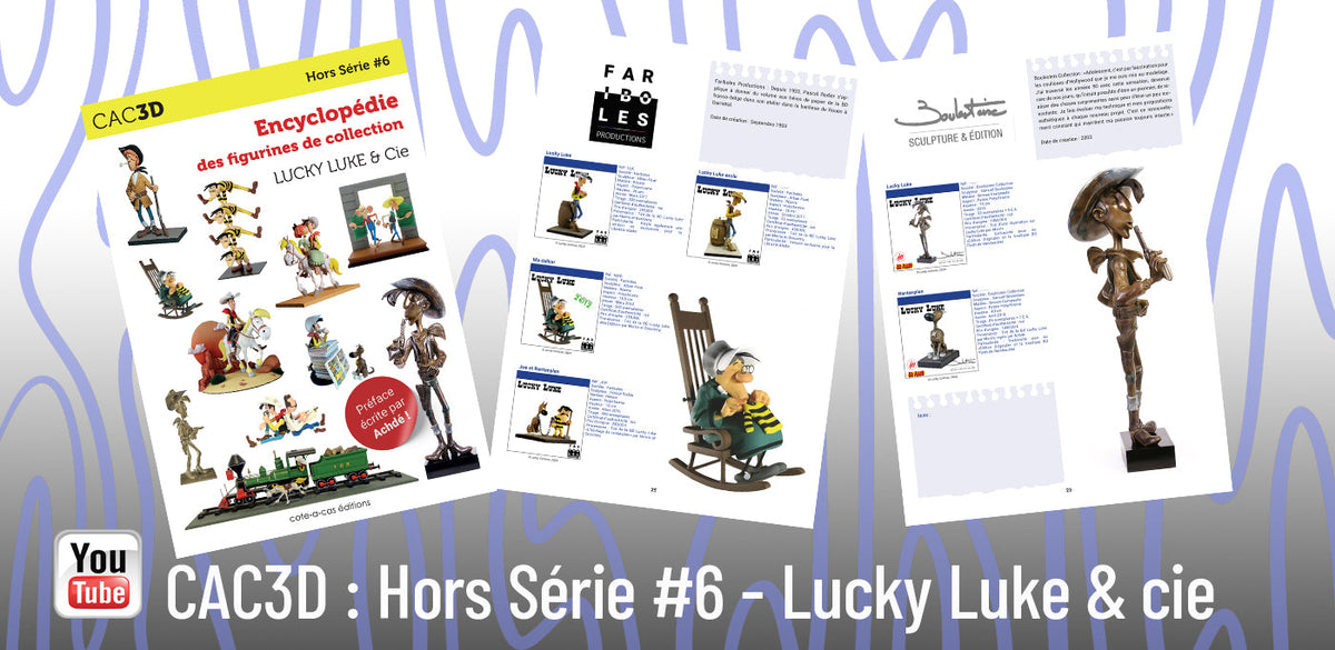 Encyclopédie des produits dérivés et des figurines sur l'univers de Lucky Luke