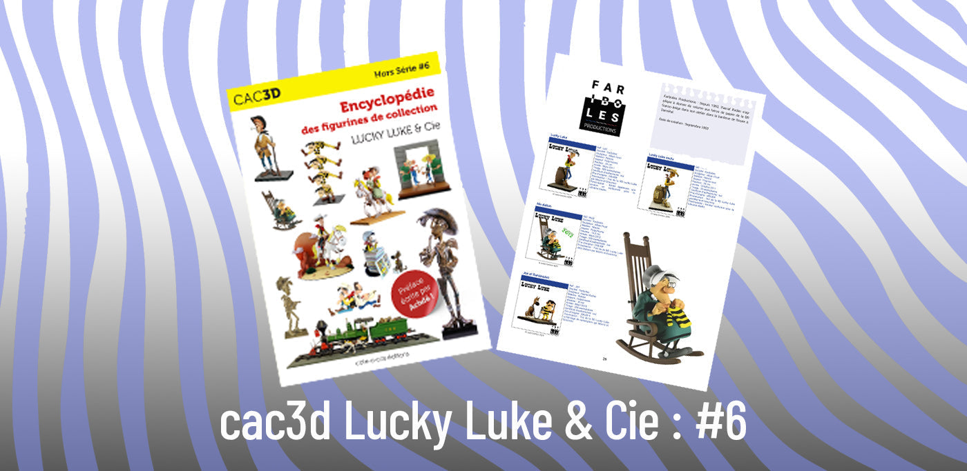 Découvrez le catalogue illustré complet des figurines et produits dérivés Lucky Luke