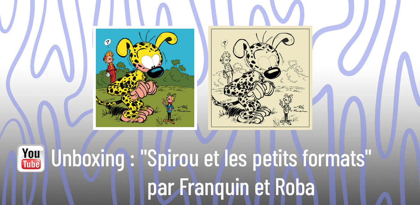 Unboxing : La plaque émaillée "Spirou et les petits formats" par Roba et Franquin