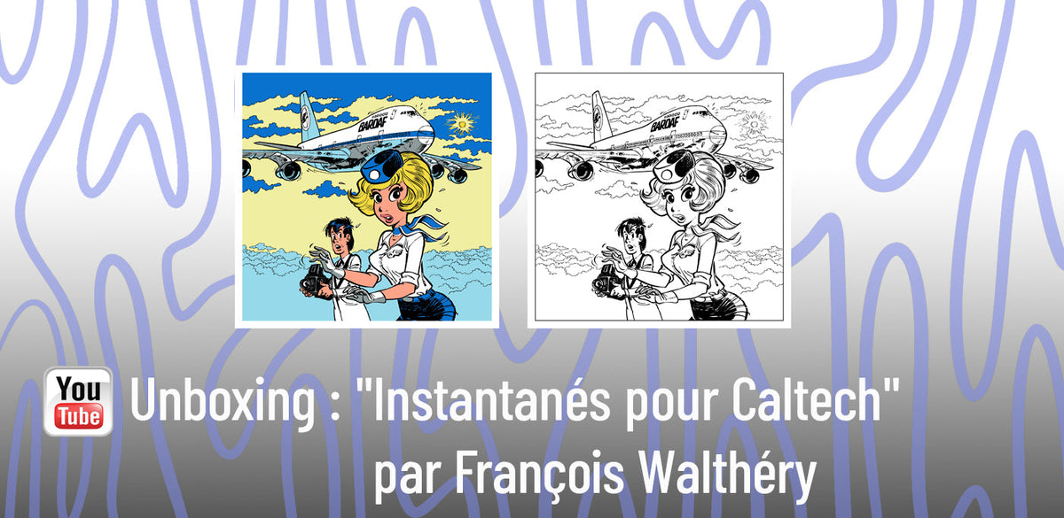 Unboxing : La plaque émaillée "Instantanés pour Caltech" par François Walthéry