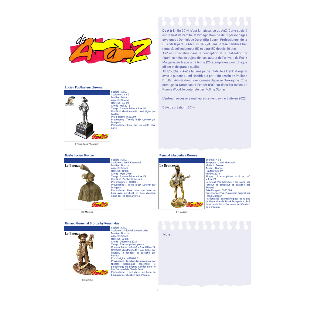 Special Issue #9 Bronze & PolyBronze Figurines | Unpriced Catalog | 74 pages