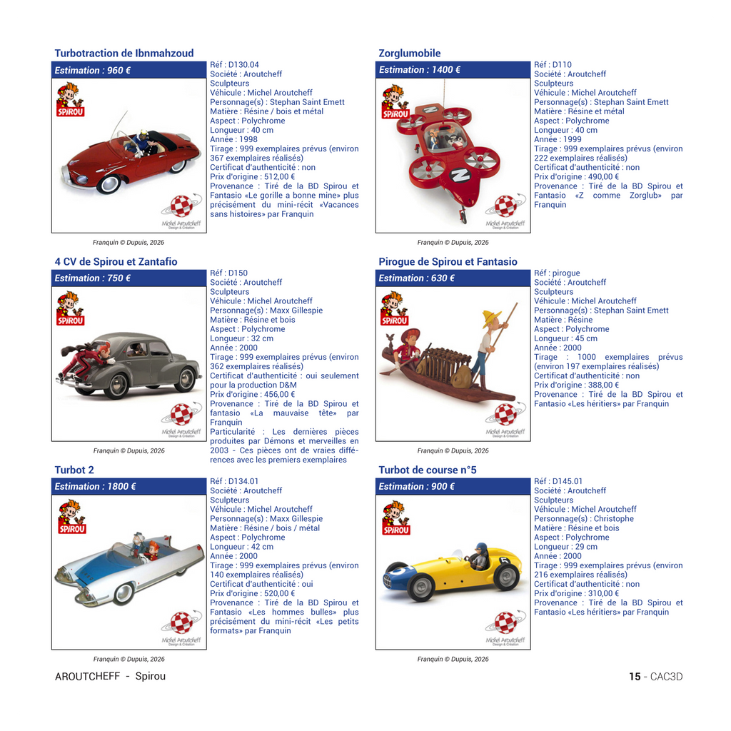 Franquin Figurines Price Guide – 3rd Edition | Gaston, Spirou & Marsupilami Valuation and Inventory