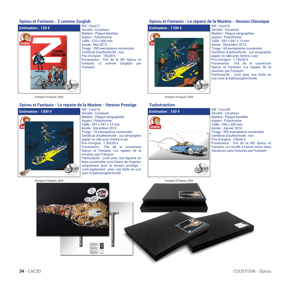 Franquin Figurines Price Guide – 3rd Edition | Gaston, Spirou & Marsupilami Valuation and Inventory