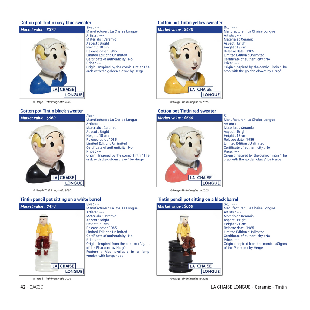 The Essential Guide for Collectibles Hergé & Co – 2nd Edition | English Version 214 pages