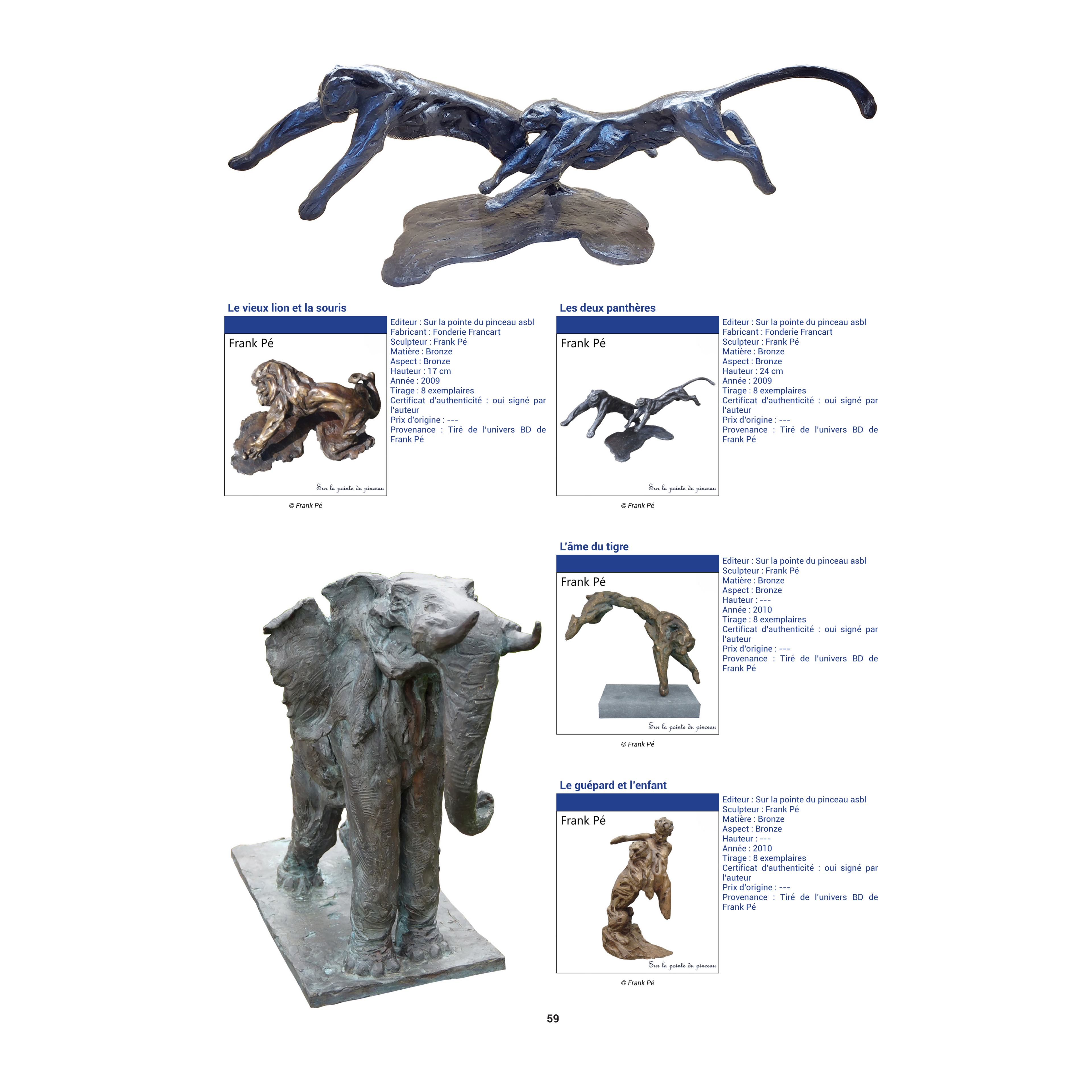 Special Issue #9 Bronze & PolyBronze Figurines | Unpriced Catalog | 74 pages