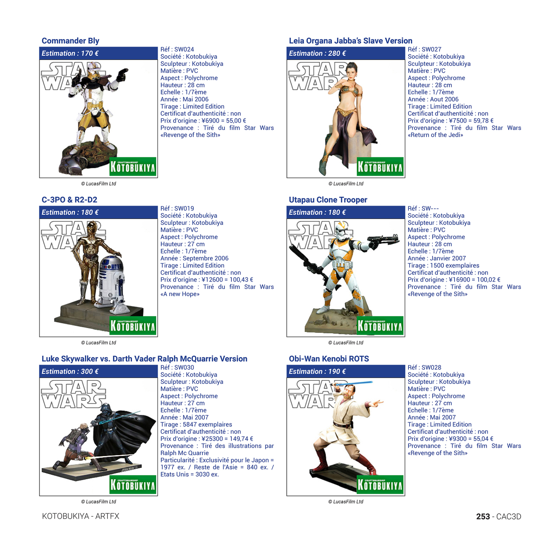 The Essential Guide for Collectibles Star Wars Universe – 4th Edition | English Version 394 pages