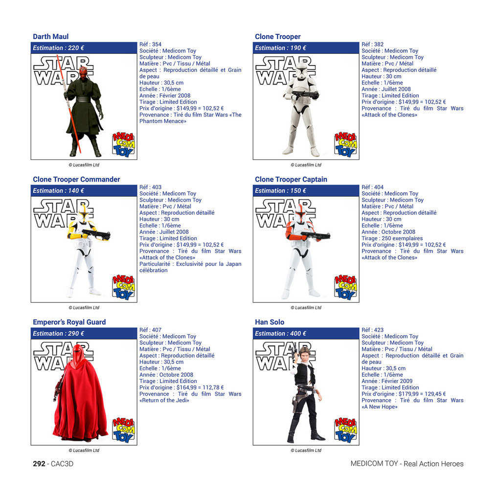 The Essential Guide for Collectibles Star Wars Universe – 4th Edition | English Version 394 pages