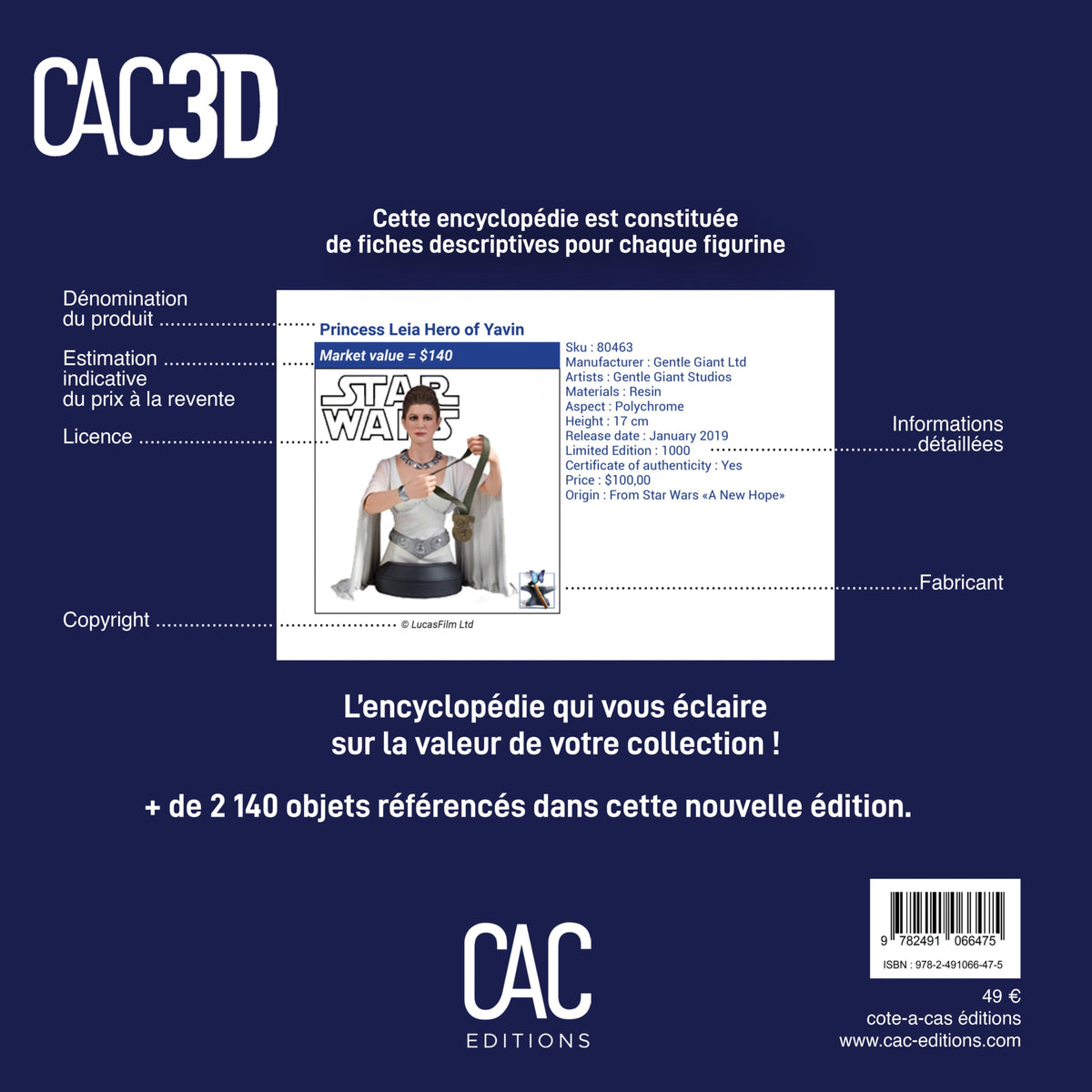 Livre de Cotation Figurines Star Wars – 5e édition | Guide Saga Skywalker & Univers Étendu
