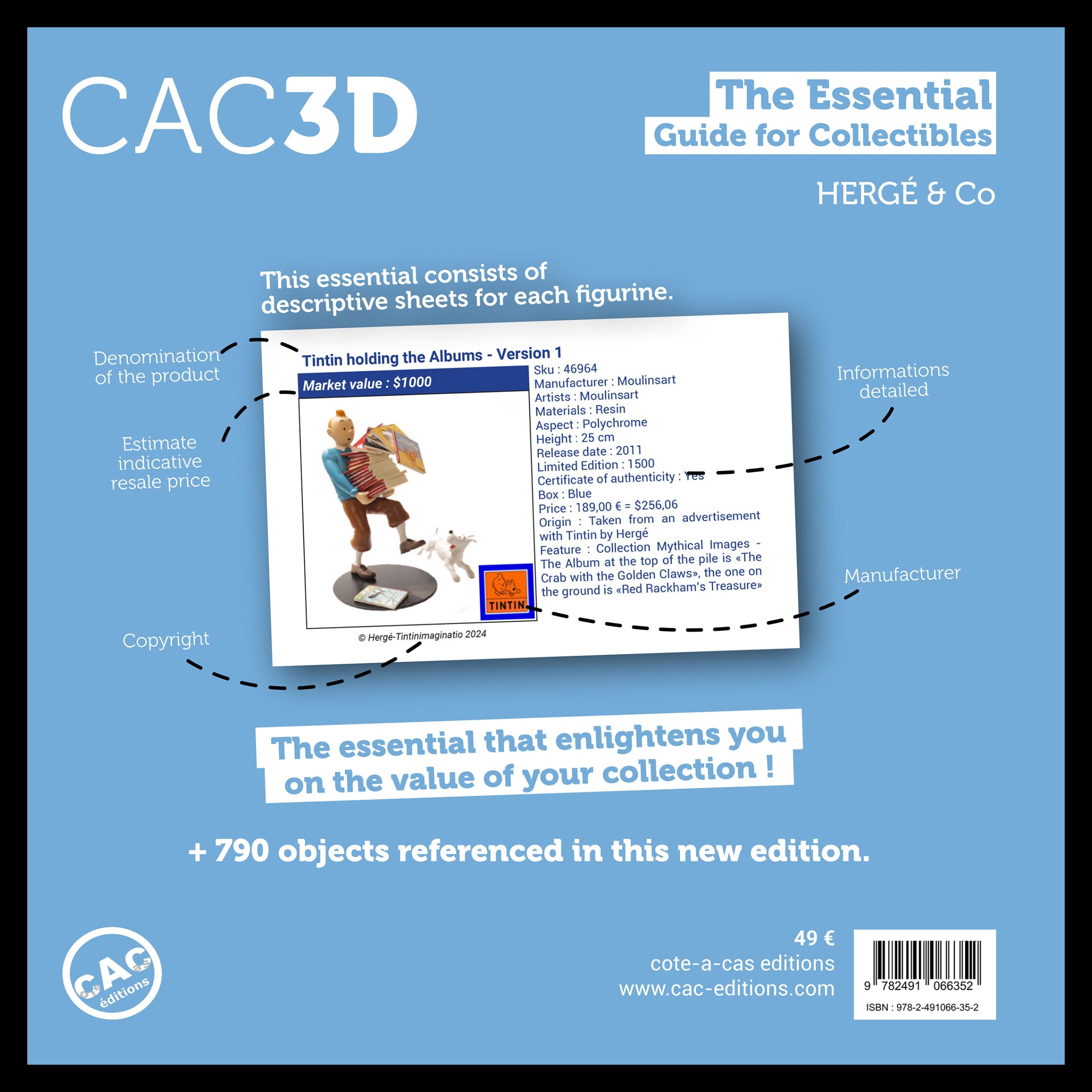 The Essential Guide for Collectibles Hergé & Co – 1st Edition | English Version 190 pages