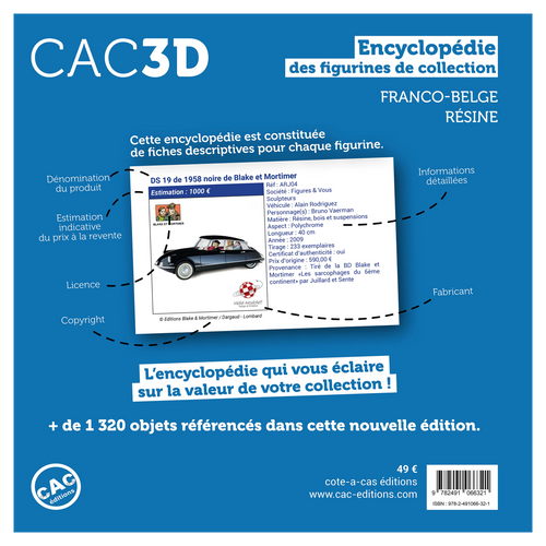 Franco-Belgian Comic Book Figurine Valuation Book – 3rd Edition | Resin Guide 328 pages
