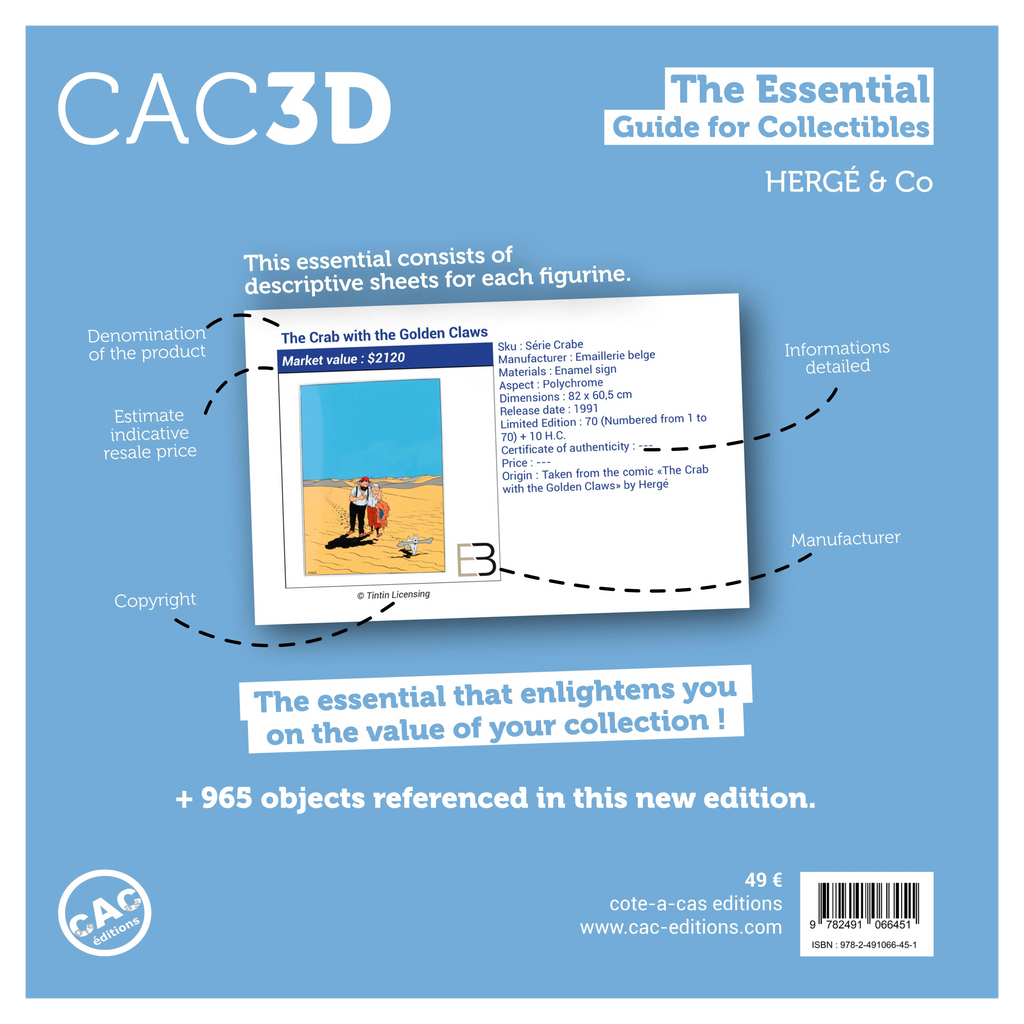 The Essential Guide for Collectibles Hergé & Co – 2nd Edition | English Version 214 pages
