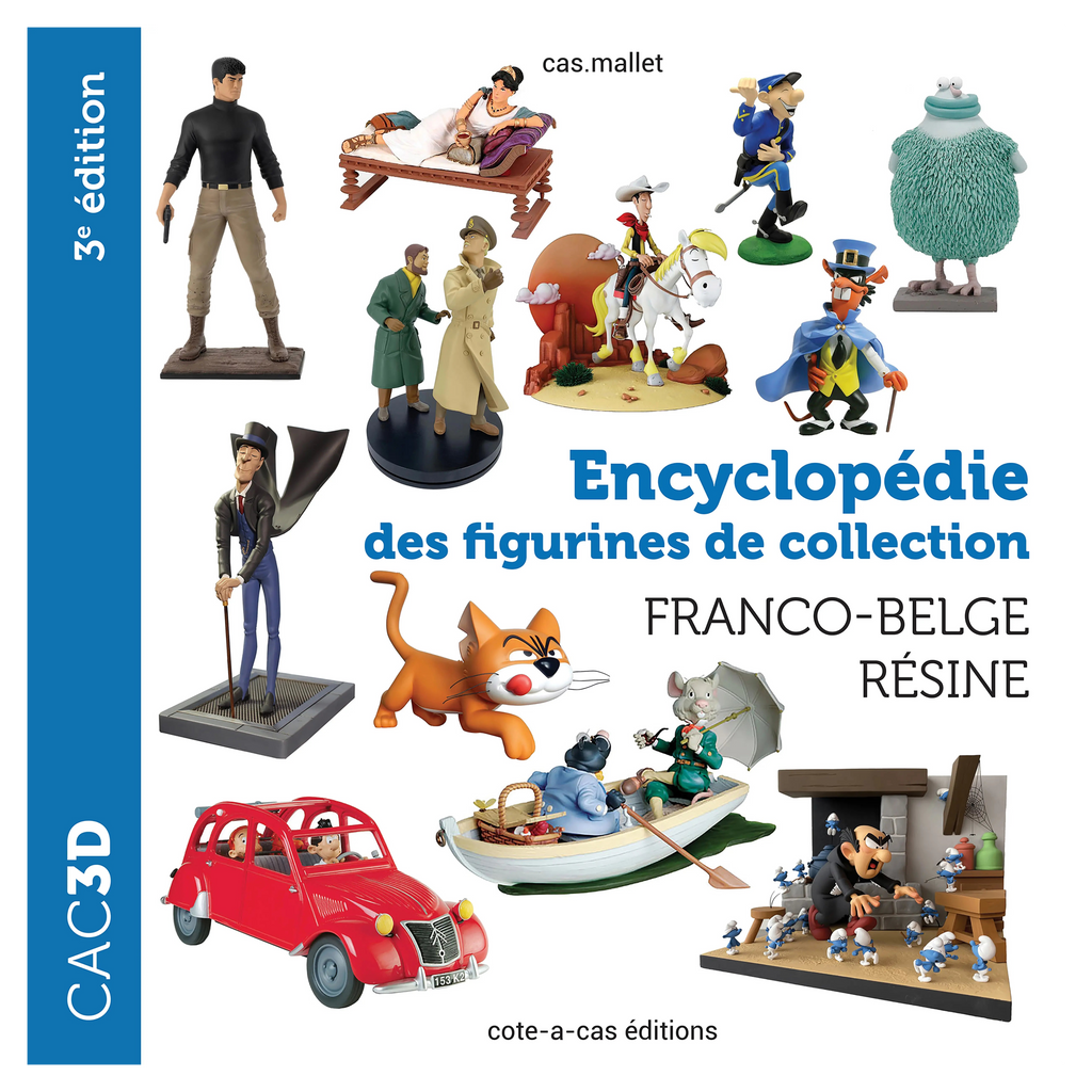 Franco-Belgian Comic Book Figurine Valuation Book – 3rd Edition | Resin Guide 328 pages